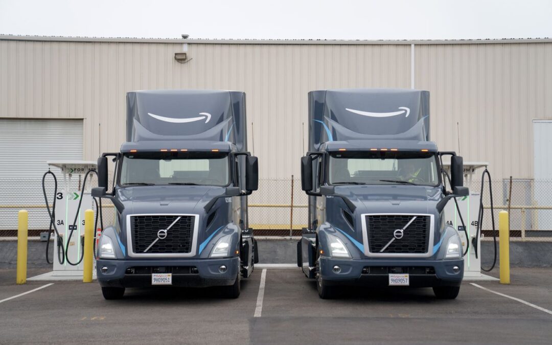 Amazon adds 50 electric trucks to its delivery fleet in a bid to reduce pollution