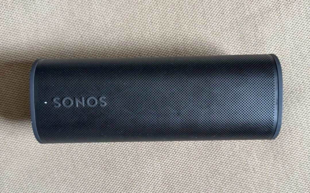 This is the Sonos Roam 2 portable speaker