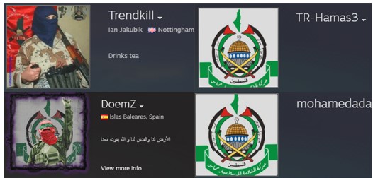 The images the Anti-Defamation League found on Steam Community included references to foreign terrorist groups like ISIS.