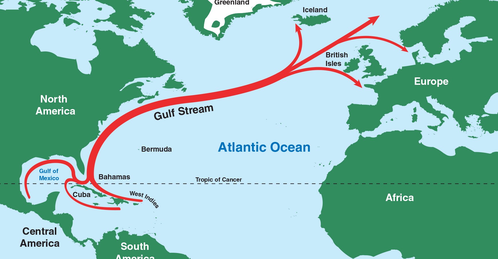 Gulf Stream map