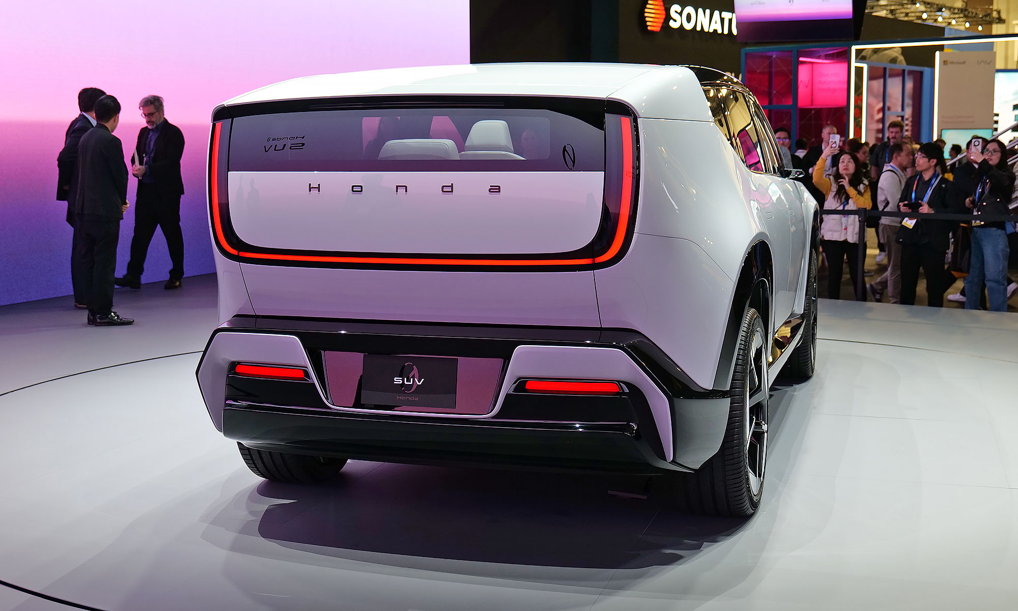 The Honda 0 SUV prototype at CES 2025.