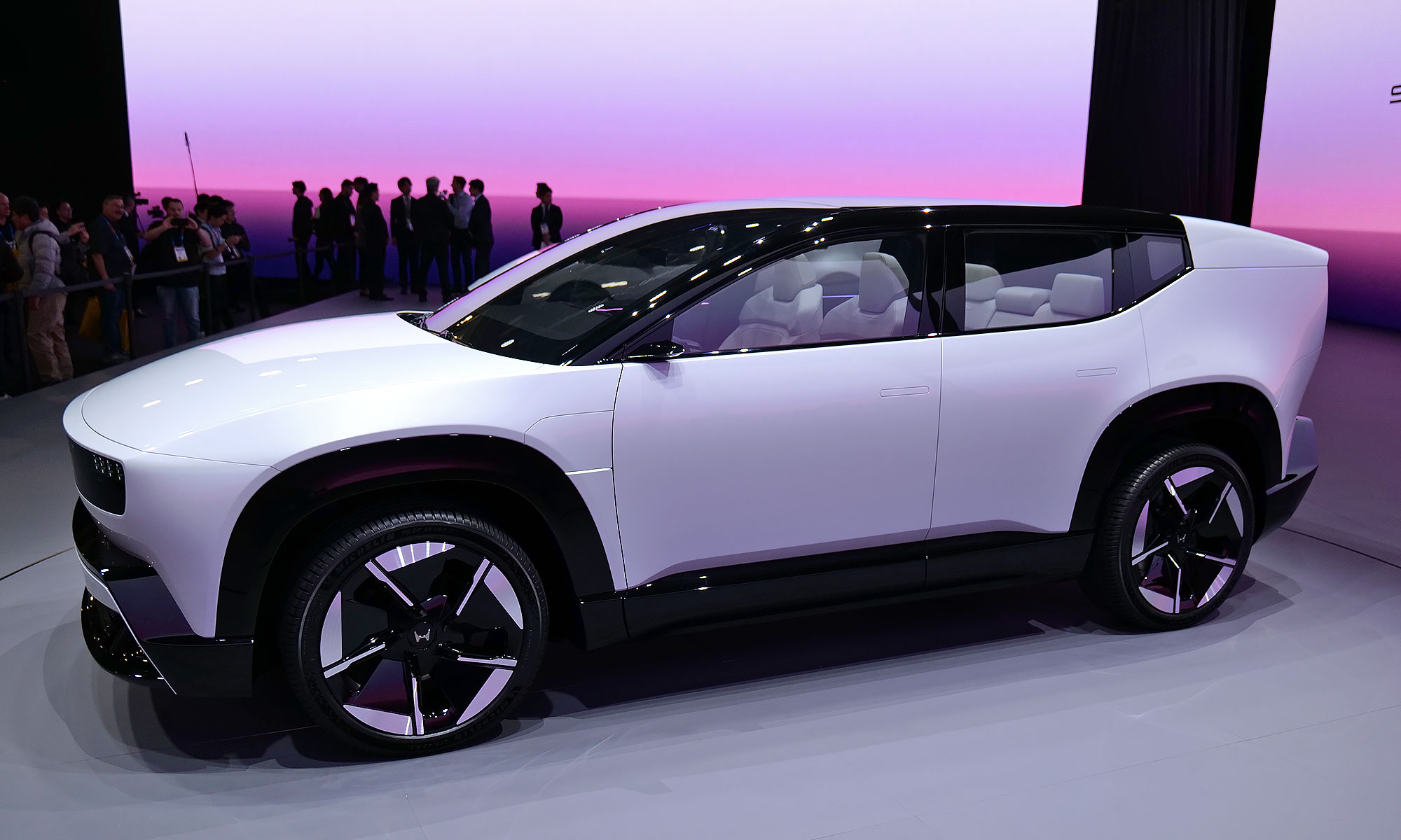 The Honda 0 SUV prototype at CES 2025.