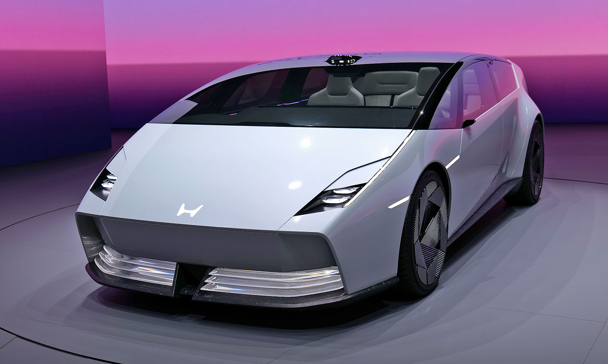 The Honda 0 Saloon prototype at CES 2025