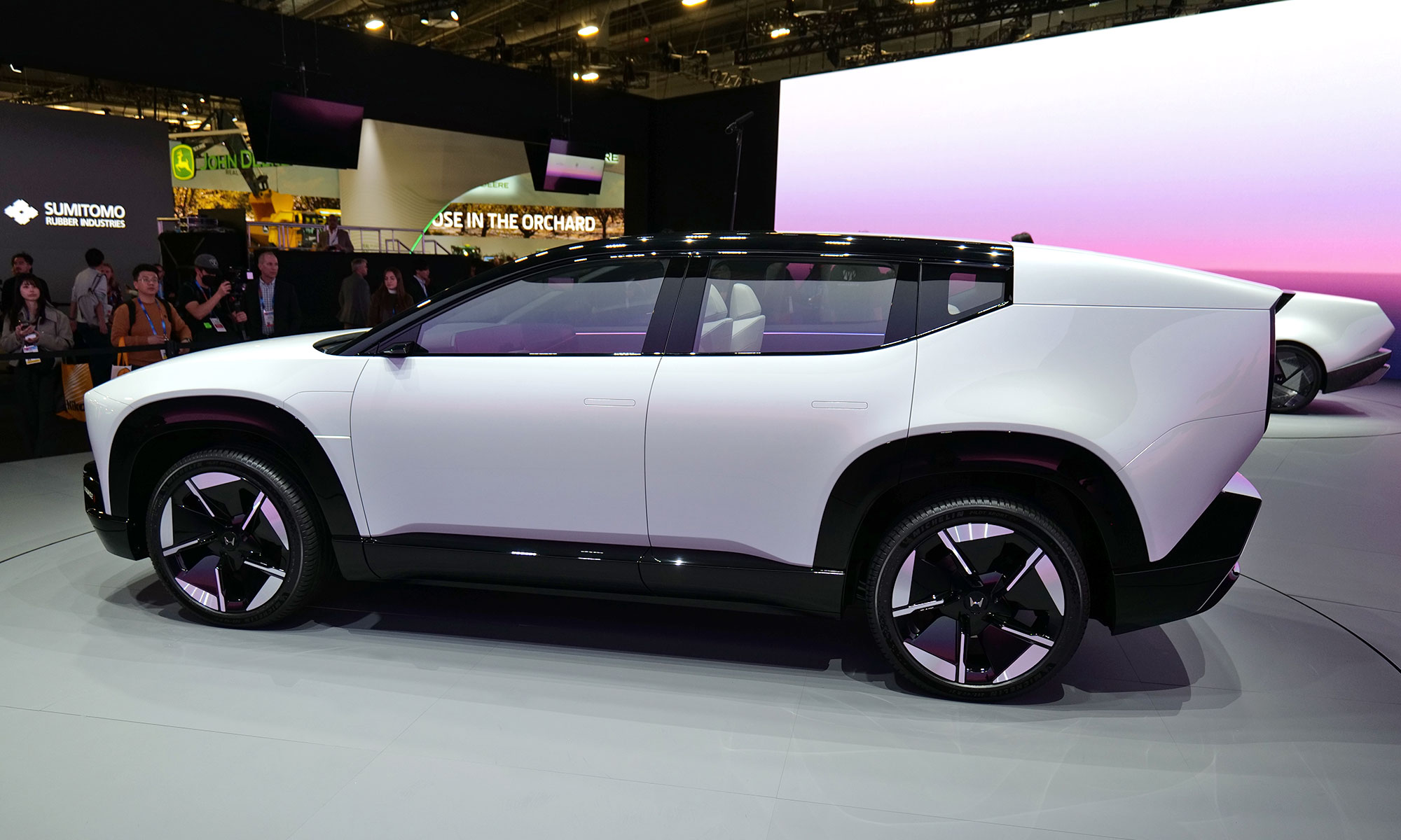 The Honda 0 SUV prototype at CES 2025.