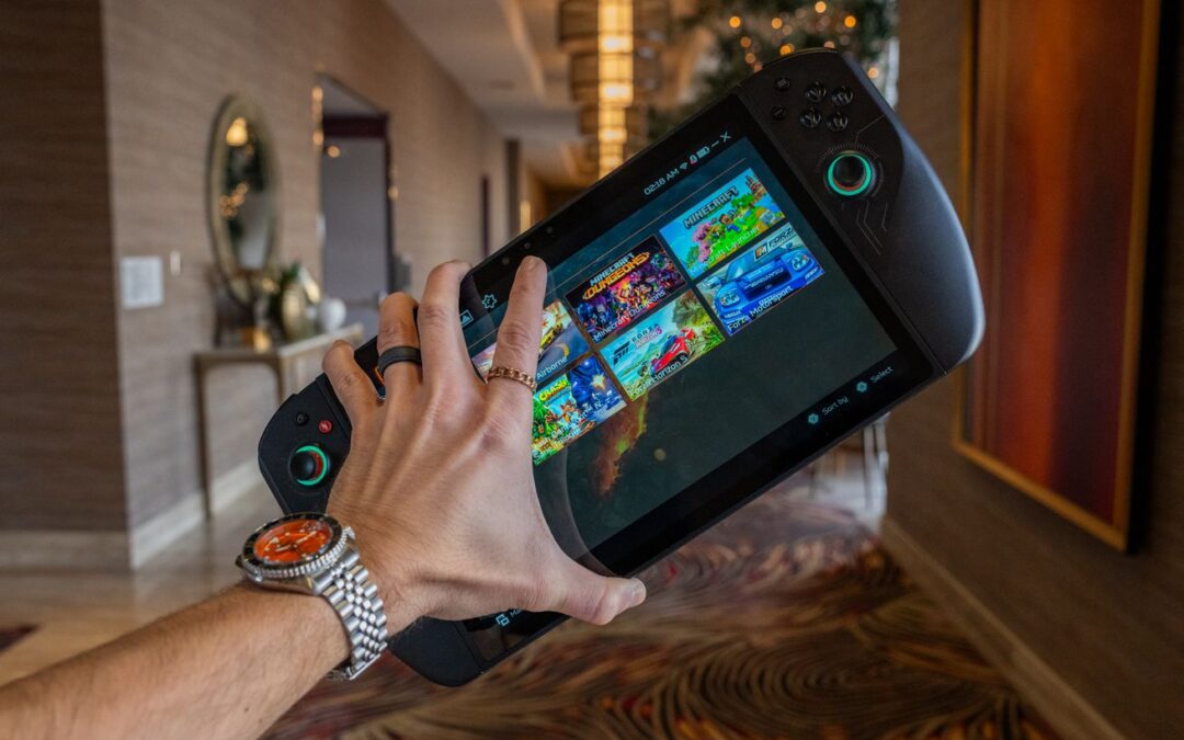 We tried to hold Acer’s giant new Nitro Blaze 11 handheld