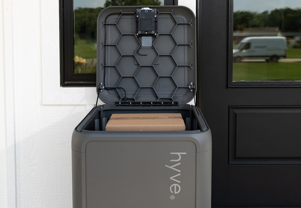 The Hyve package security box should protect deliveries from dreaded porch pirates