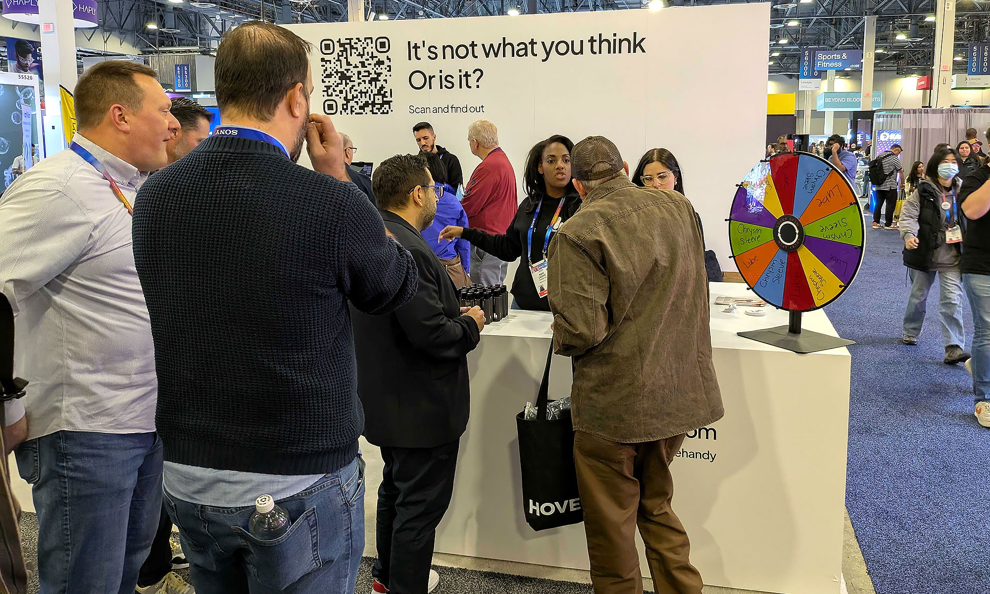 The Handy booth at CES 2025