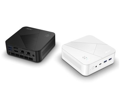 A promotional image of the the Acer Revo Box AI.