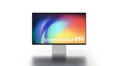 A marketing image of Samsung’s Smart Monitor M9.