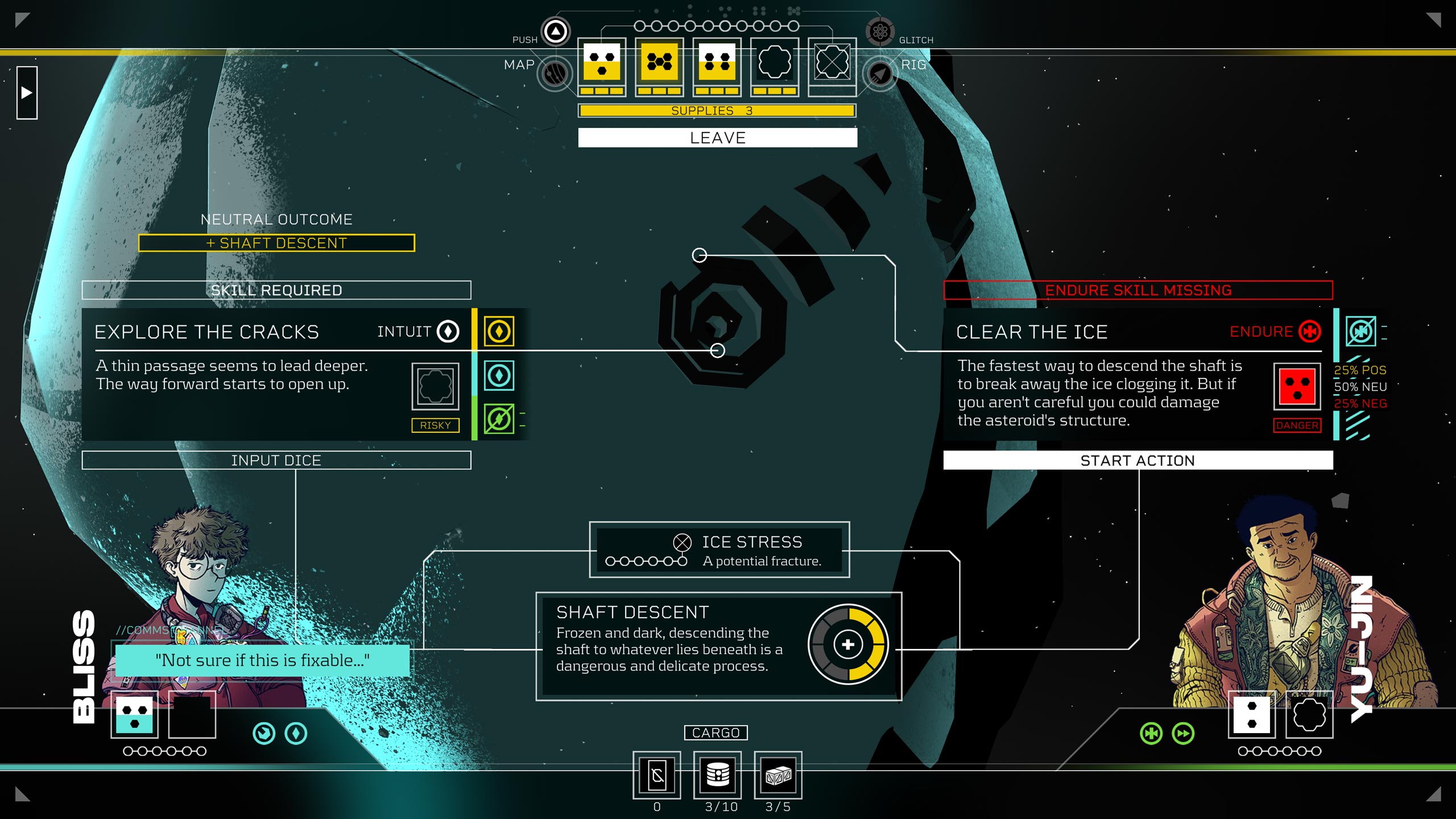 The player can bring up to two crew members on contracts.