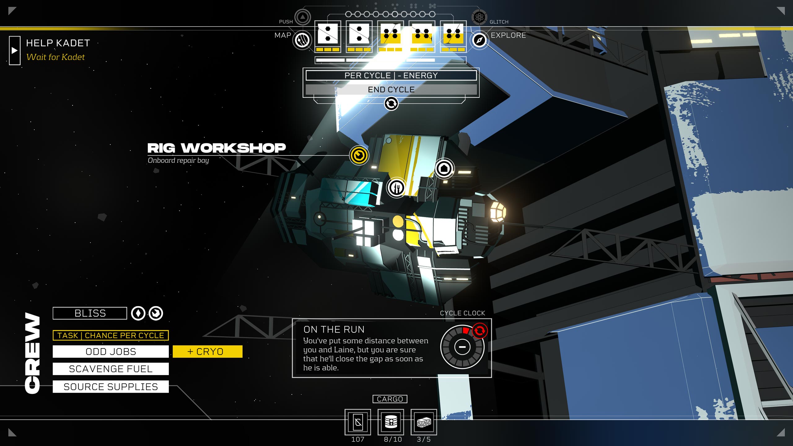 The Rig is the Sleeper's ship and home in the Starward Belt. 