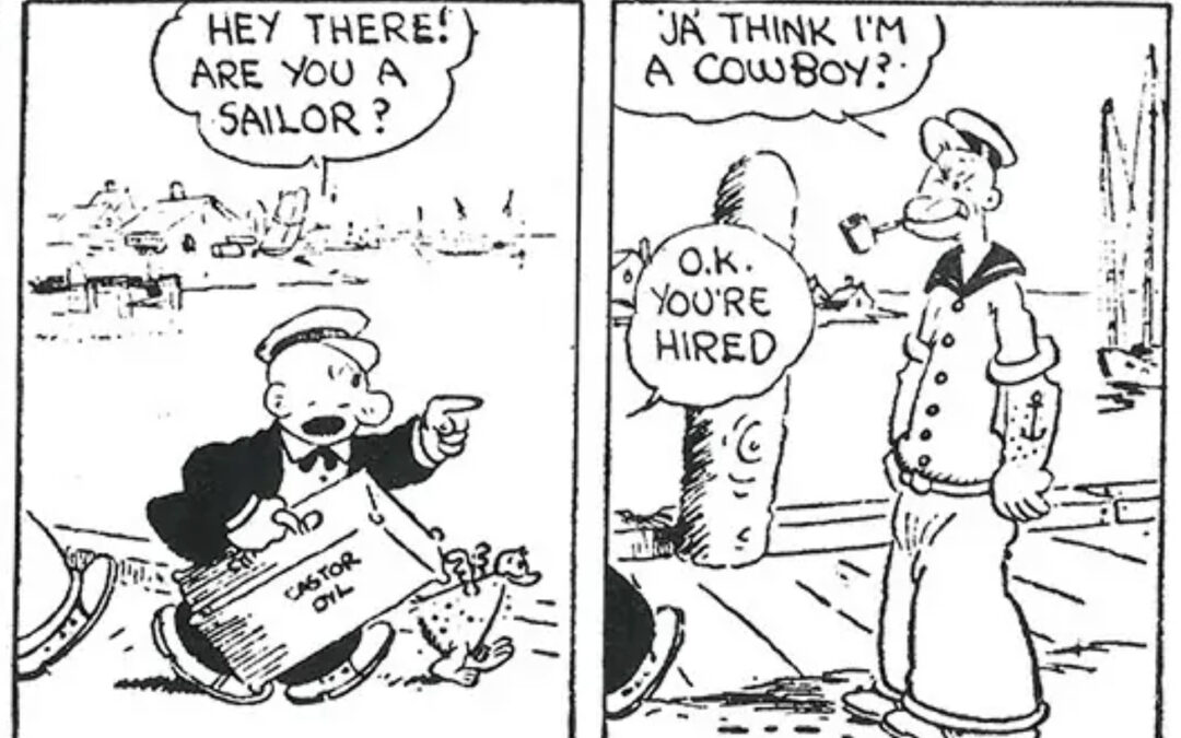 Popeye and Tintin are now in the public domain