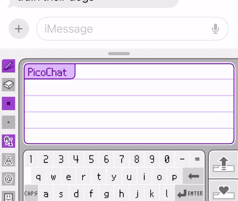 The dream of PictoChat on the Nintendo DS lives on in this iMessage app