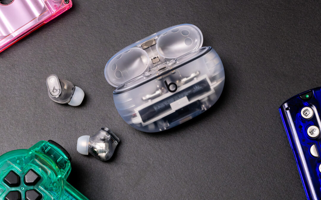 The see-through Beats Studio Buds Plus are more than 40 percent off for Presidents Day