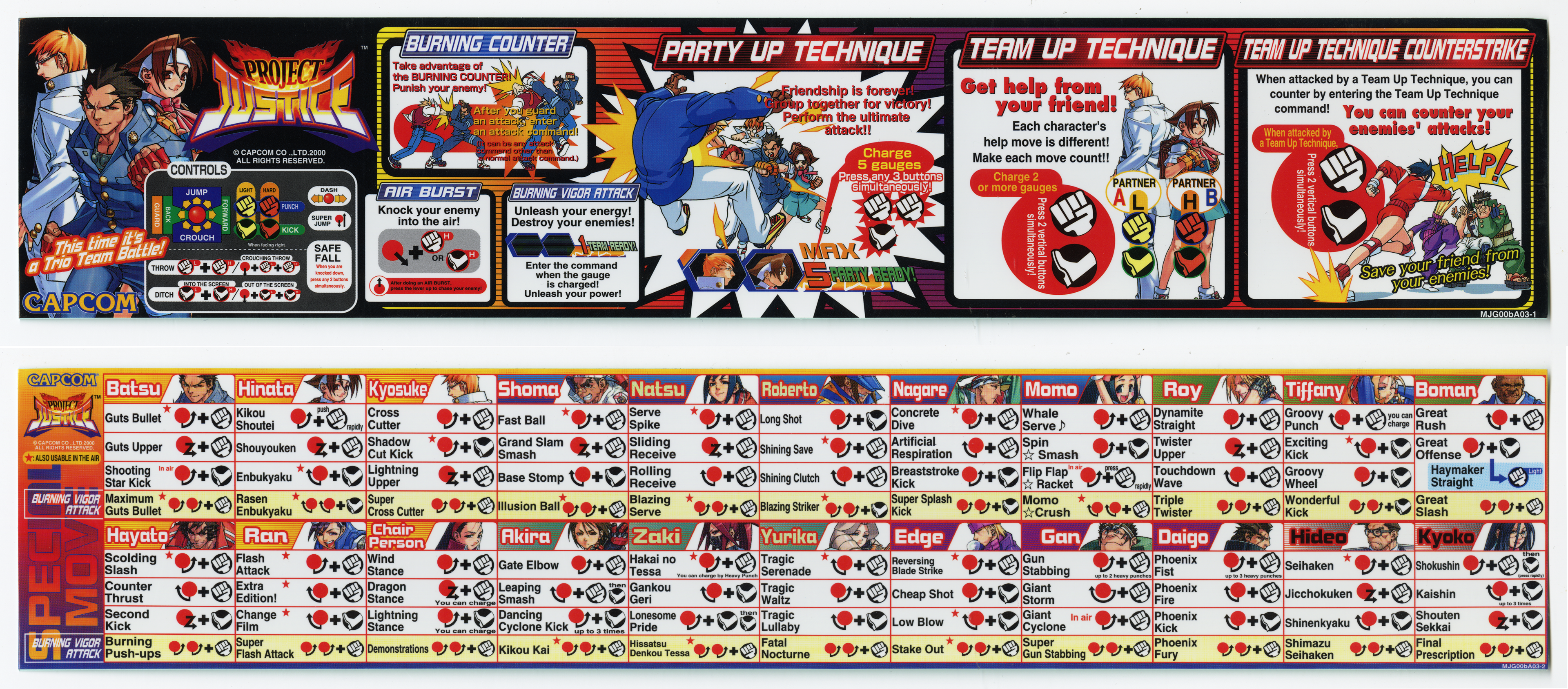 The original marquee cards are just one of the many extras included for each game in the Capcom Fighting Collection 2. 