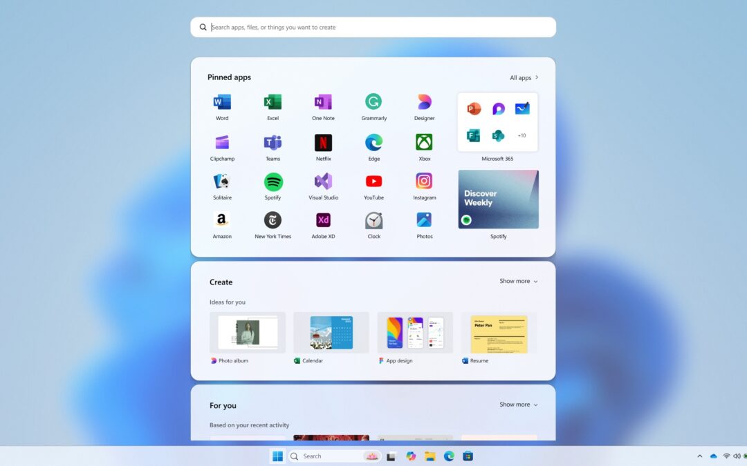Microsoft reveals its rejected Start menu redesigns