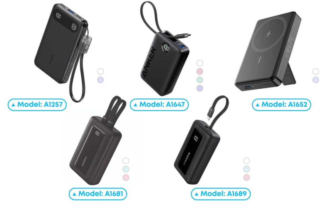Anker is recalling another five power banks over fire risks