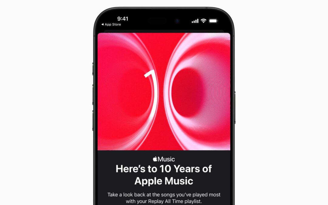 Apple Music marks 10 years of streaming with a new all-time Replay list