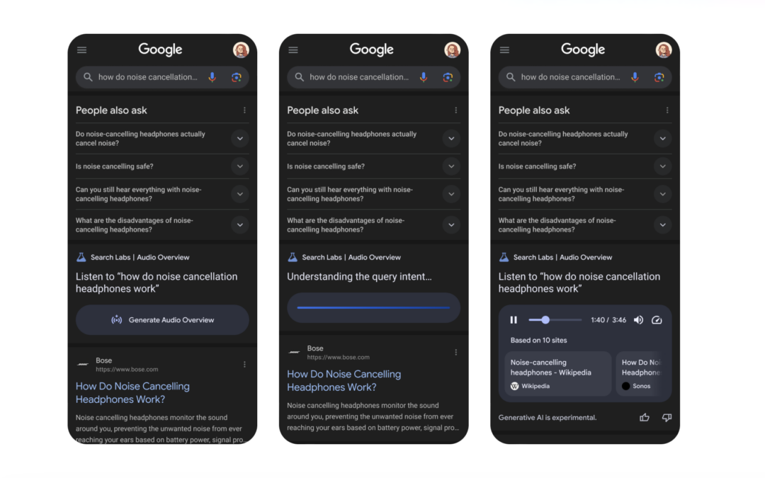Google’s test turns search results into an AI-generated podcast