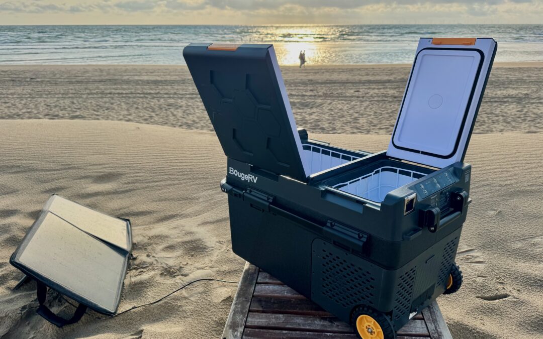 BougeRV’s portable solar fridge is quietly annoying