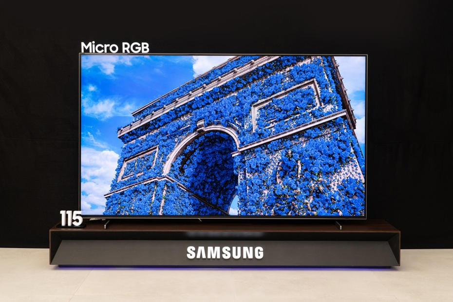 Samsung has launched its first Micro RGB TV with improved color accuracy