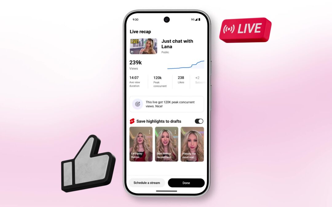 YouTube makes it easier and more lucrative to go live