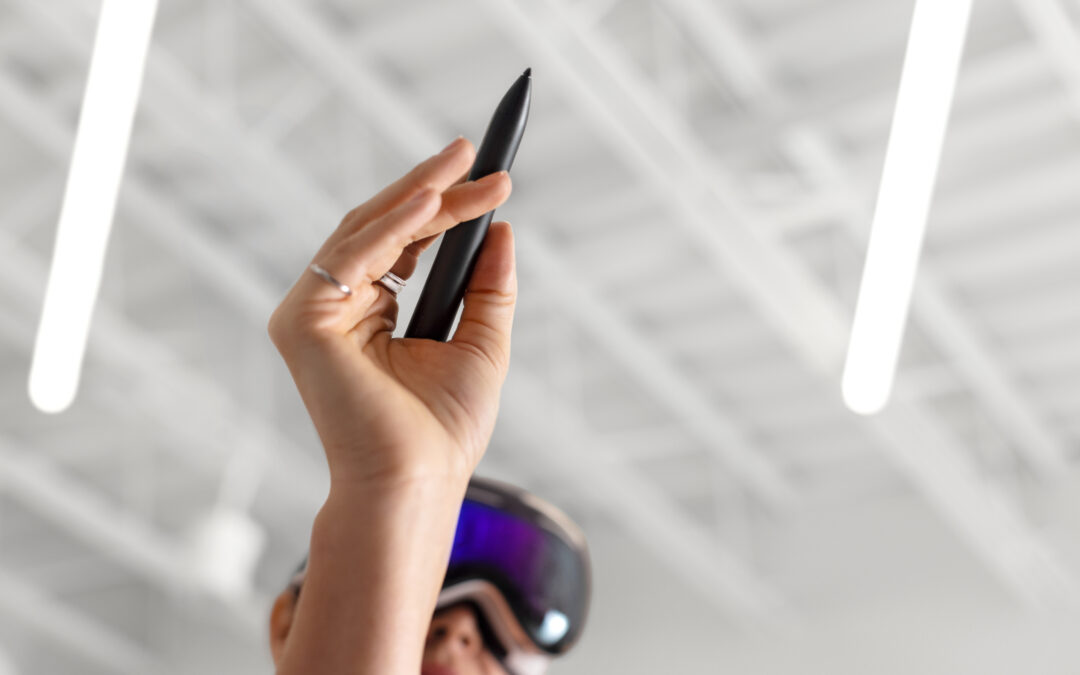 Logitech made an Apple Pencil-like stylus for the Vision Pro