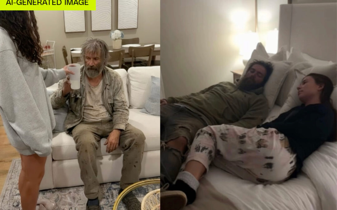 Police are asking kids to stop pulling AI homeless man prank