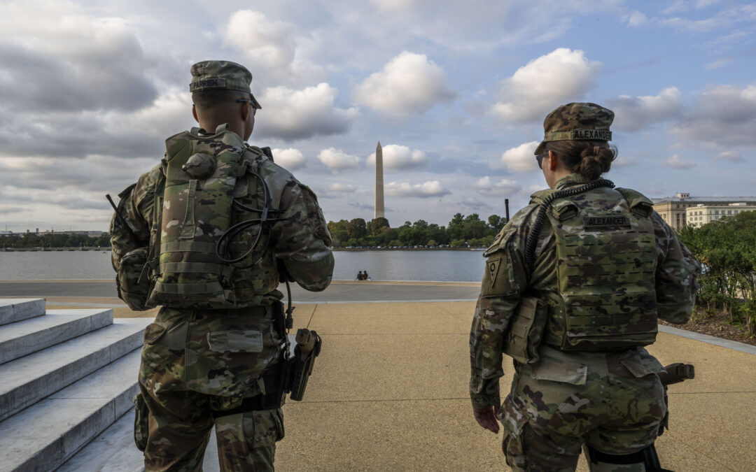 Why does Trump want the National Guard doing crowd control?