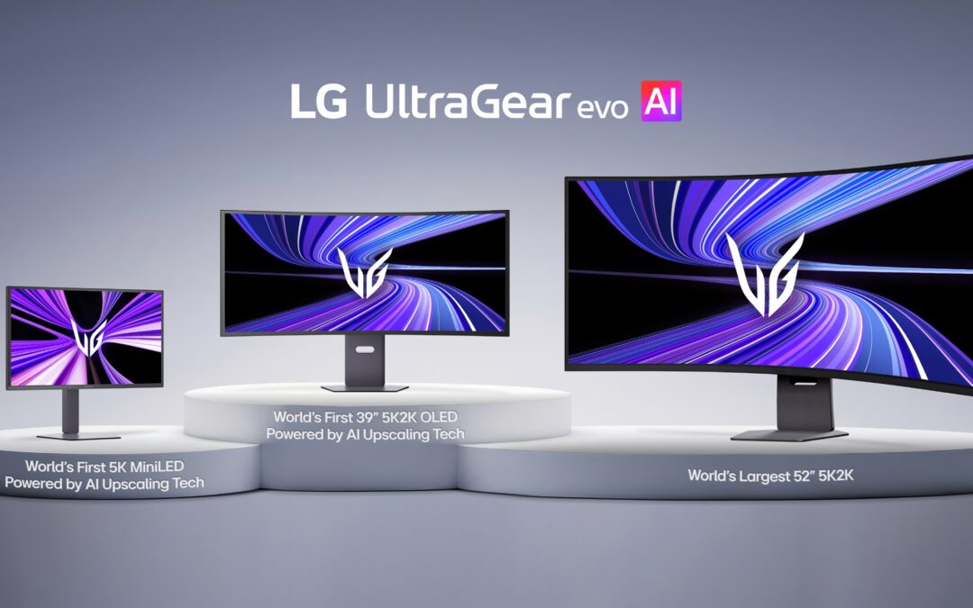 LG announces new UltraGear evo gaming monitors with AI upscaling