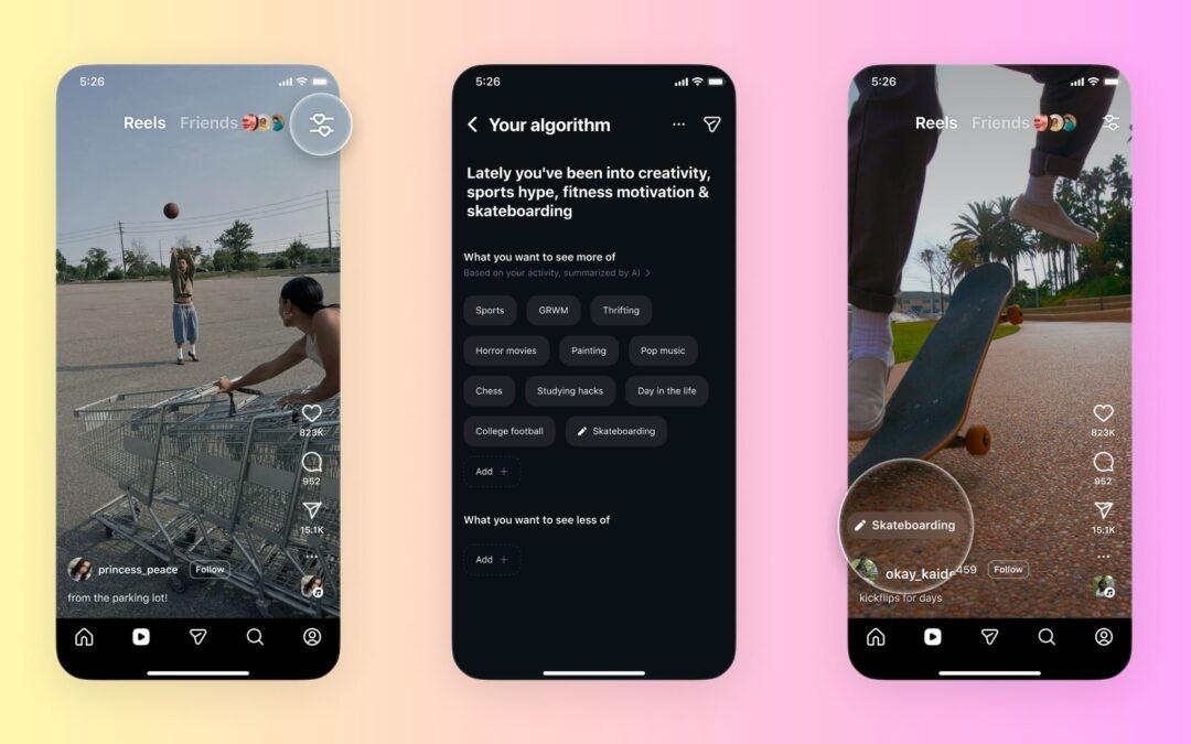 Instagram gives you more control over your Reels algorithm