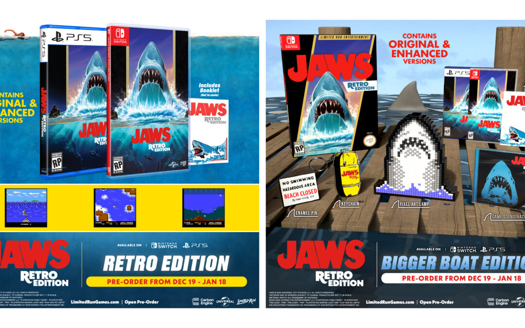 The NES game Jaws is getting a retro physical re-release on Switch and PS5