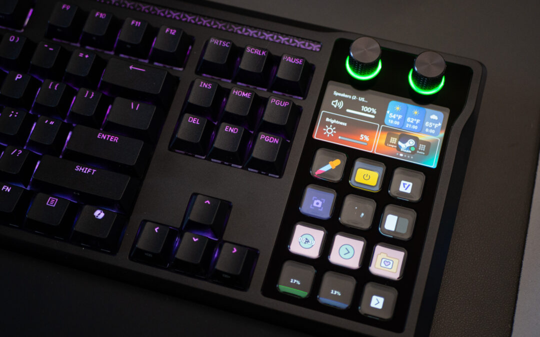 The Stream Deck-packed gaming keyboard is a monster of good ideas
