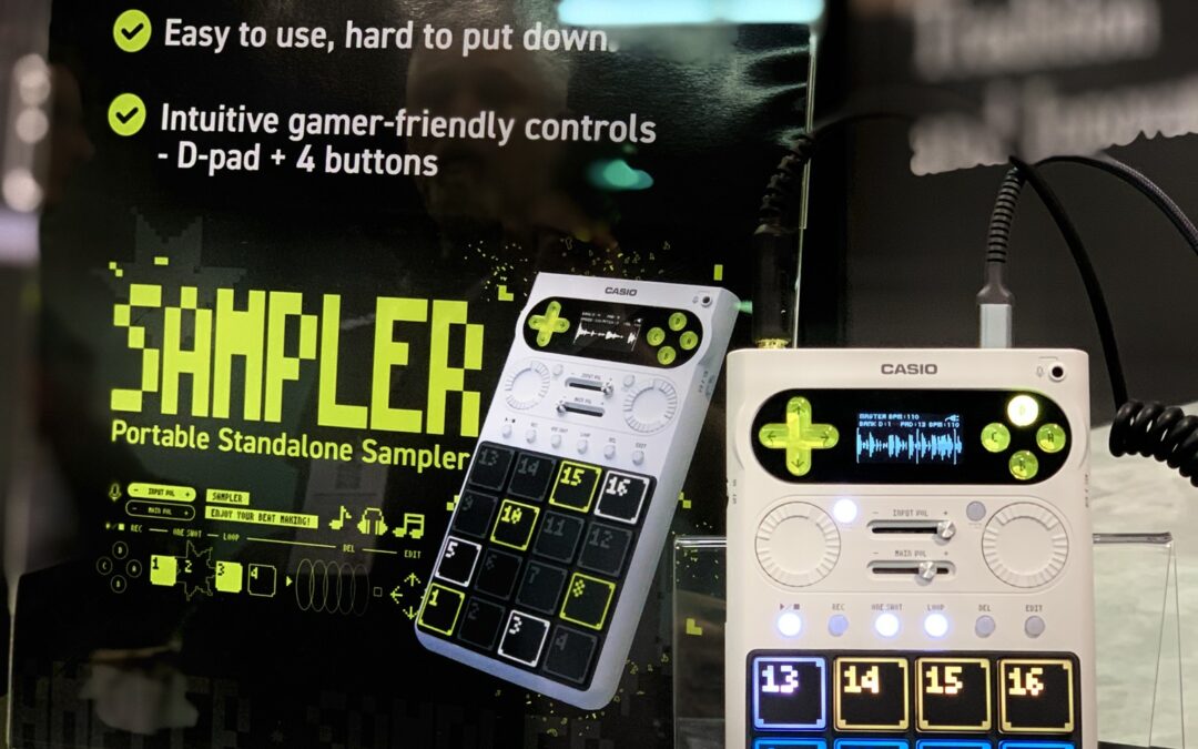 Casio teased a retro gaming-inspired sampler