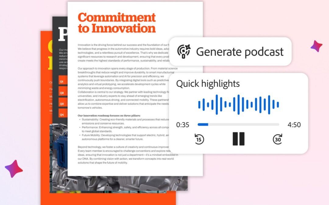 Adobe Acrobat uses AI to turn your PDFs into podcasts