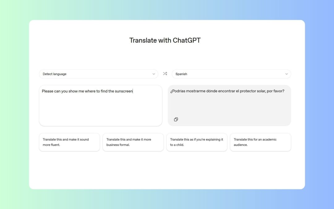 OpenAI’s ChatGPT translator challenges Google Translate