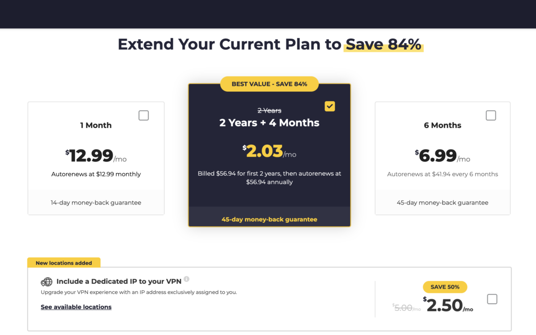 How much do VPNs cost?