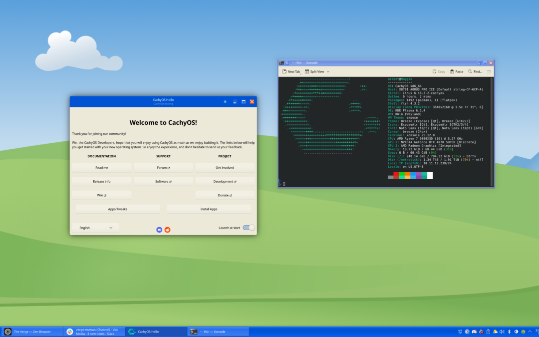 I replaced Windows with Linux and everything’s going great