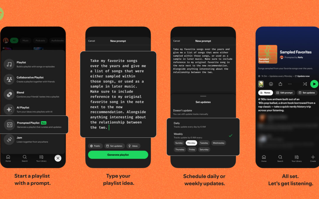 Spotify's Prompted Playlist lets you describe exactly what you want to hear