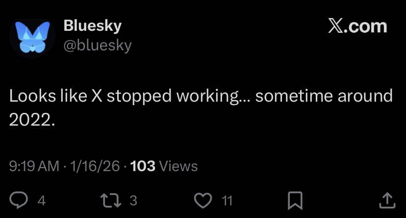 Bluesky changed its profile photo earlier in the week.