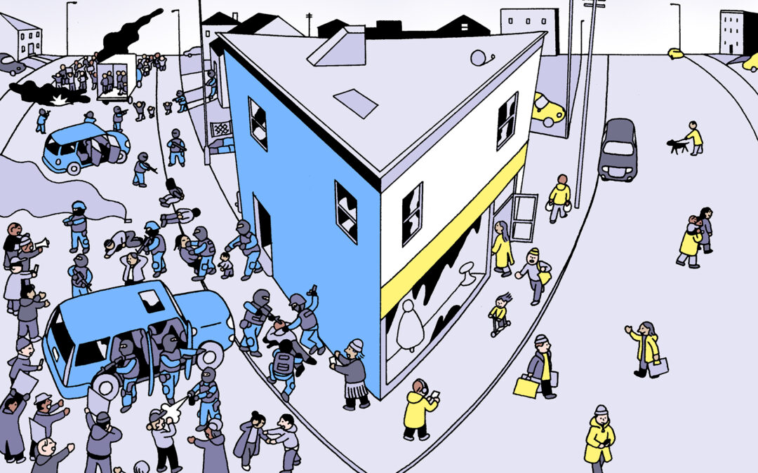 Your friends are still acting like everything is normal in America. What do you do?