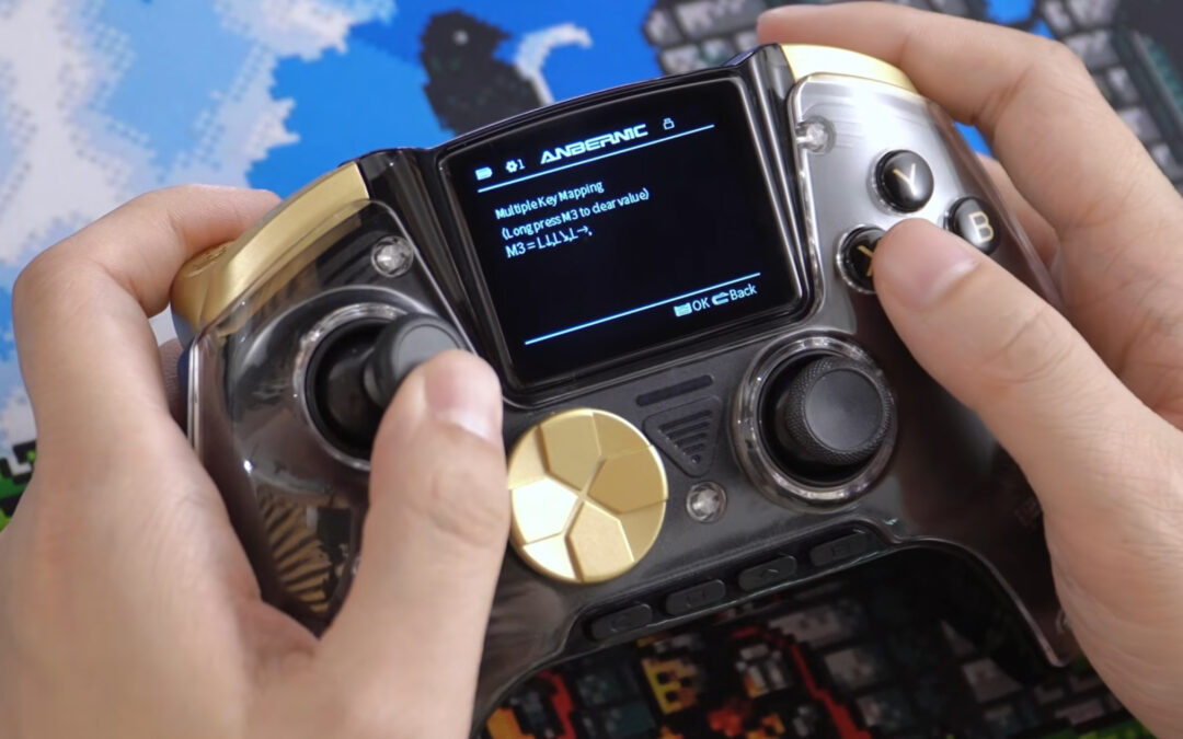 Anbernic’s next wireless controller adds a screen and heart rate monitoring