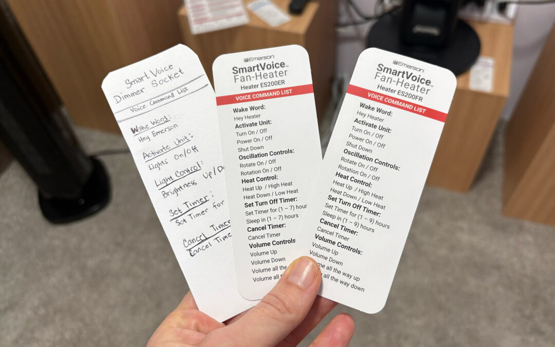 Emerson Smart brings offline voice control to lamps and fans