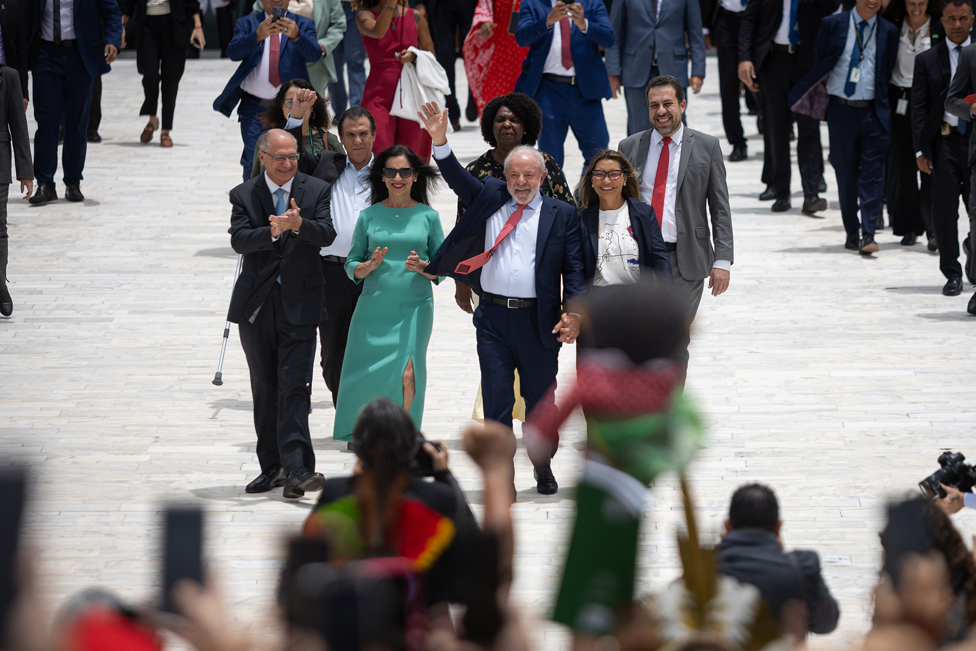 People walking