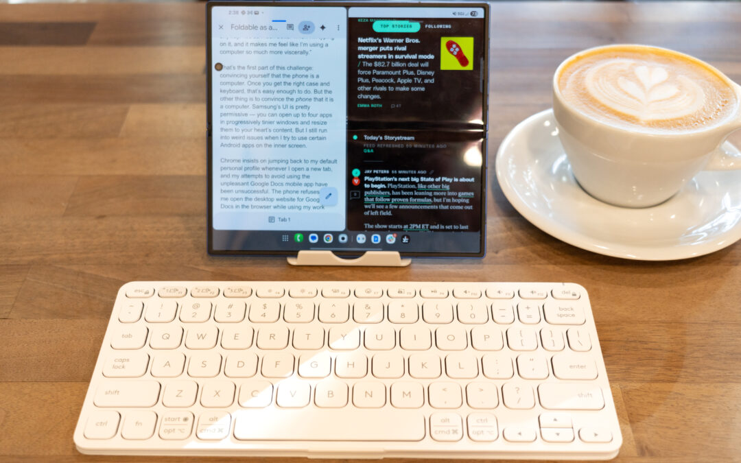 Who needs a laptop when you have a folding phone?