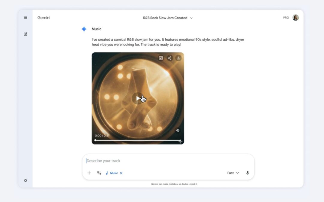 Google’s AI music maker is coming to the Gemini app