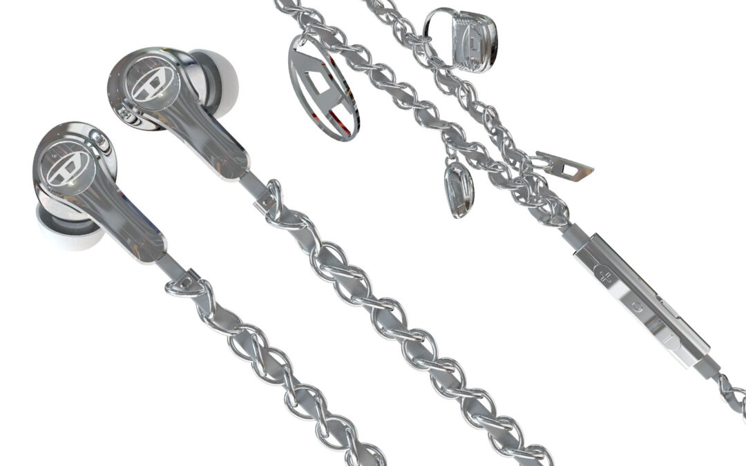 Diesel’s wired earbuds look exactly like wired earbuds from Diesel