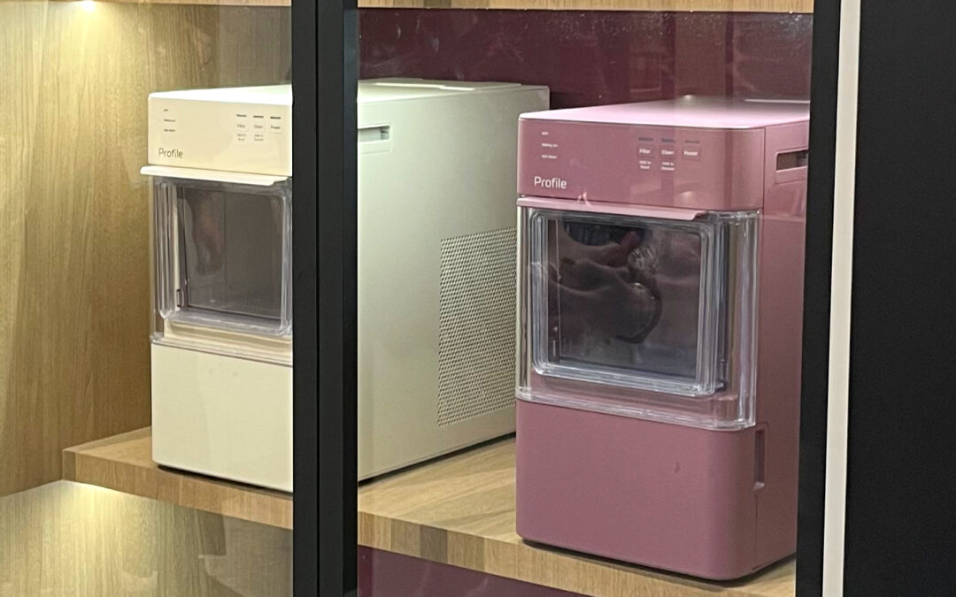 GE made a smaller version of its nugget ice maker that needs less counter space