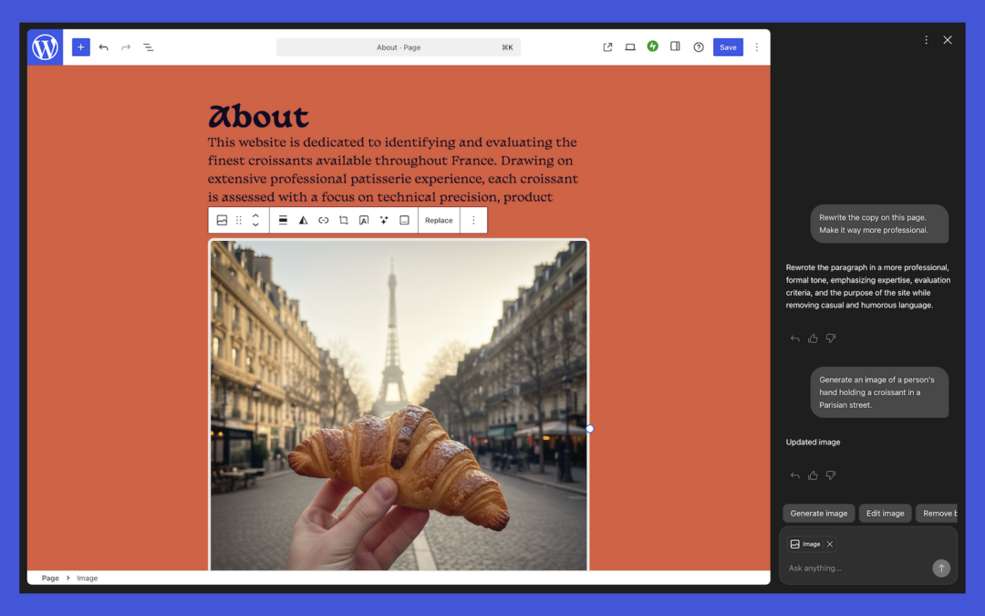 WordPress’ new AI assistant will let users edit their sites with prompts