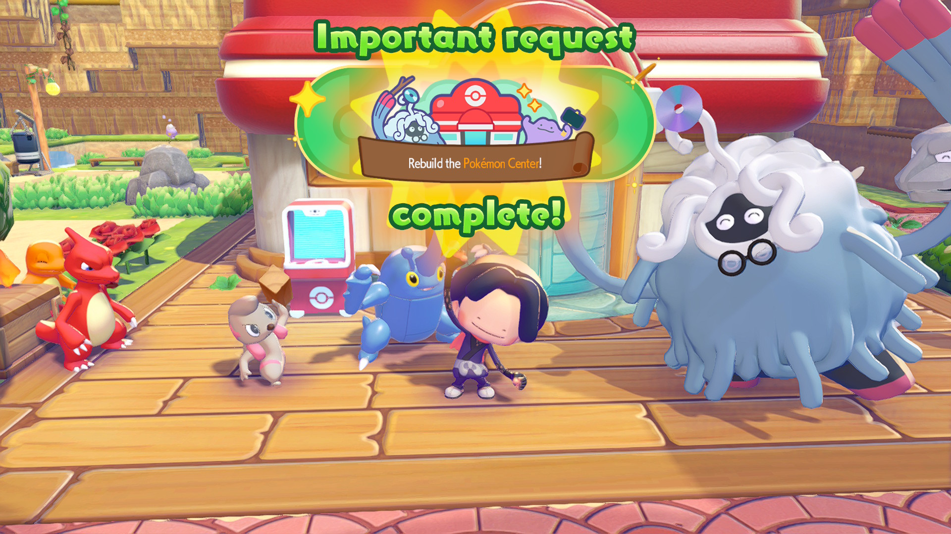 Just look how happy everyone is when we all work together. 